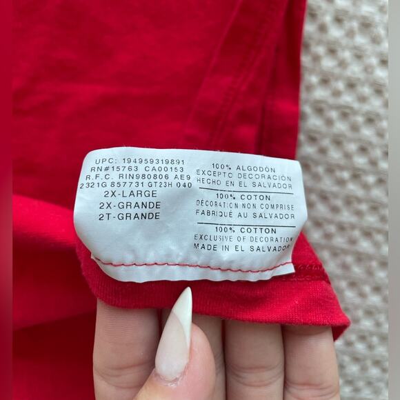 Champion Classic Red Cassette Graphic Short Sleeve Tee Size XXL - Picture 6 of 9